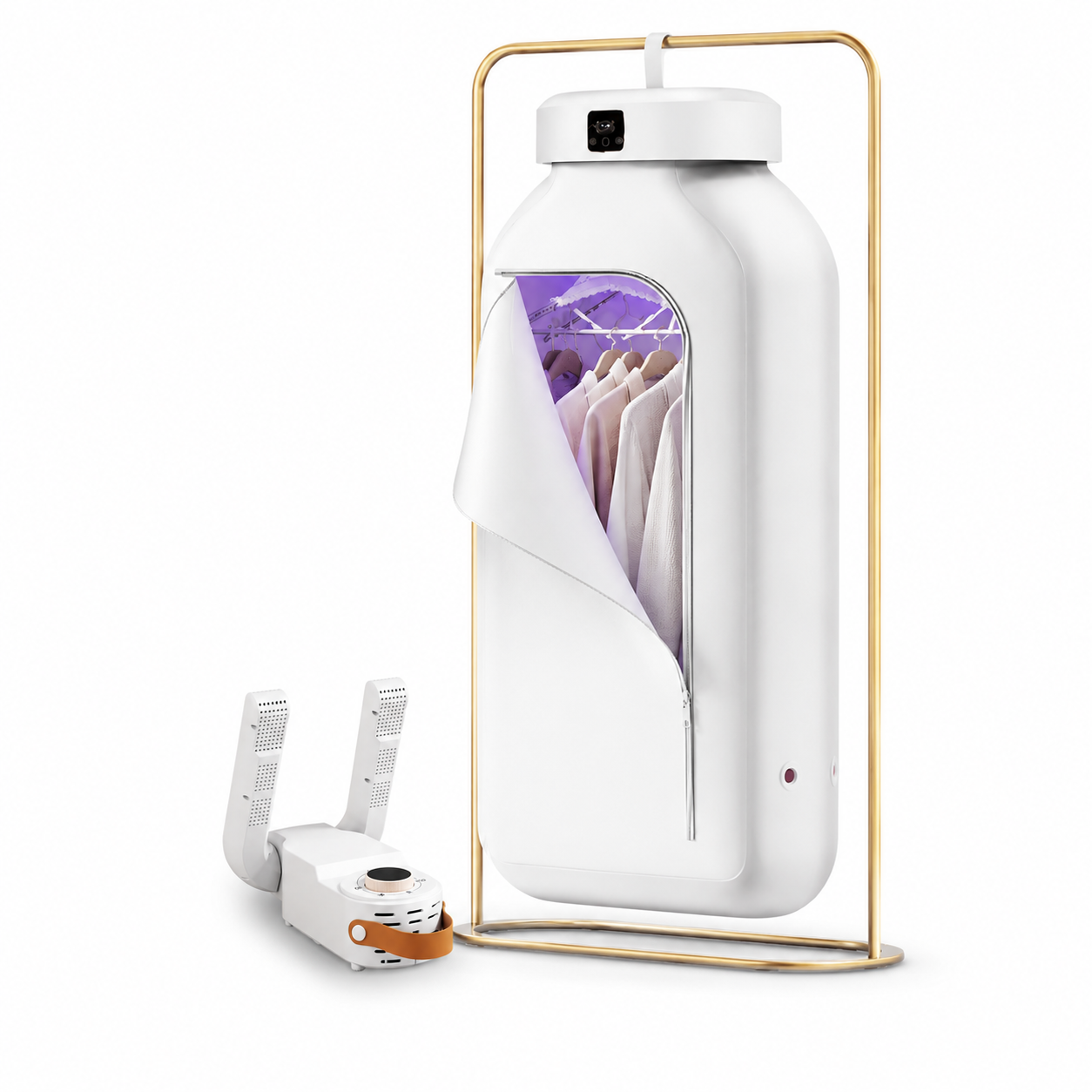 Kit Secador Portátil Ropa + Zapatillas con UV