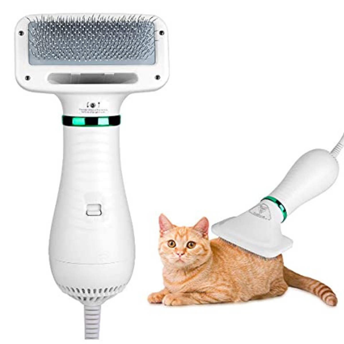 Cepillo Secador 2 en 1 para Perros y Gatos